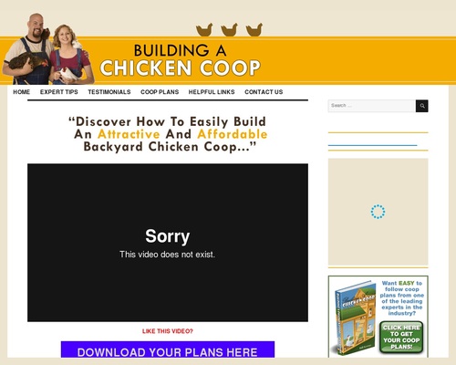 Building A Chicken Coop:-Building your own chicken coop will be one of the best decisions you'll make in your life. Learn how at Building a Chicken Coop.